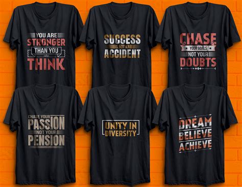 TYPOGRAPHY & MOTIVATIONAL T-SHIRT DESIGN. by Md. Mainul Islam on Dribbble