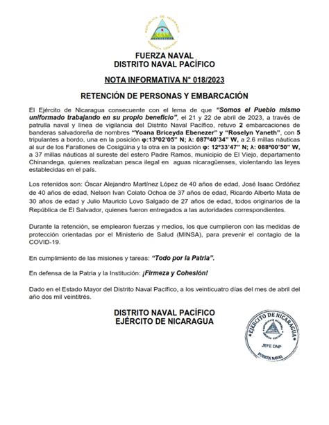 Ej Rcito De Nicaragua On Twitter Notainformativa A Trav S Del