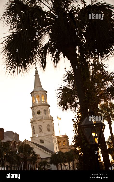 St Michael's Church in Charleston, SC Stock Photo - Alamy