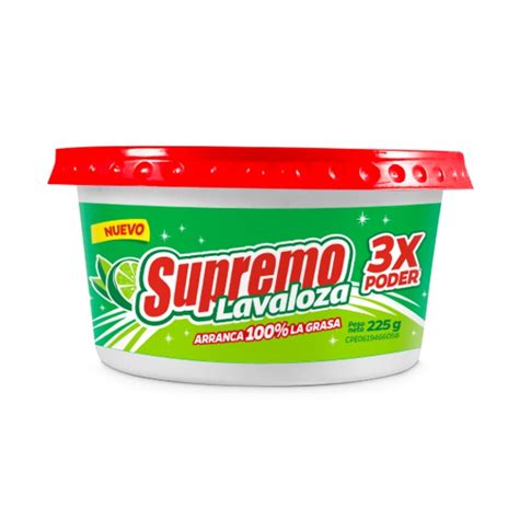 Lavaplatos En Crema Supremo Triple Poder 225 Gramos Compras Farmacia