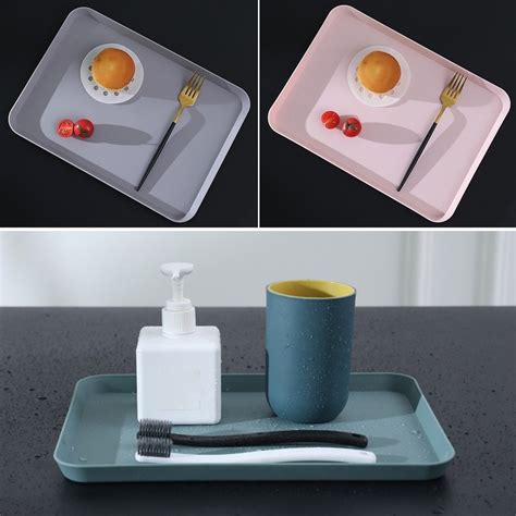 Plastic Fast Food Drinks Snack Lap Serving Trays Fast Food Tray