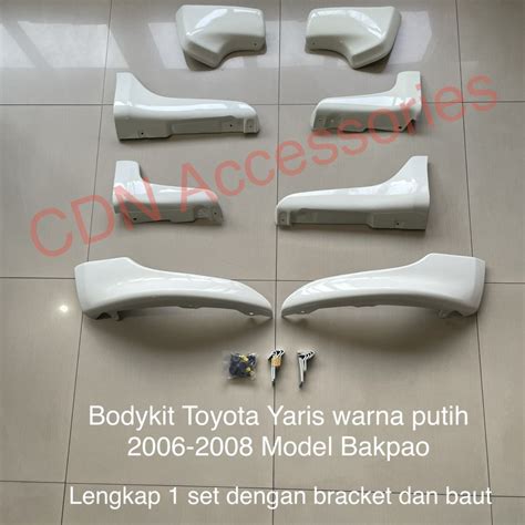 Jual Bodykit Add On Toyota Yaris Lama Bakpao Side Skirt Bapao