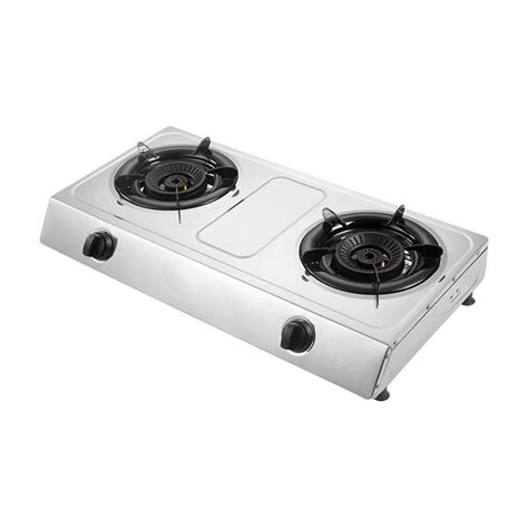 2 Burner Stainless Steel Gas Stove with Fire Control Function | Shop ...