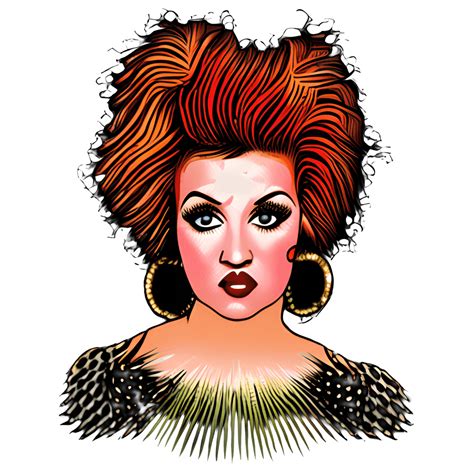 Cindy Lauper Pop Art Graphic Stunningly Beautiful Creative Fabrica