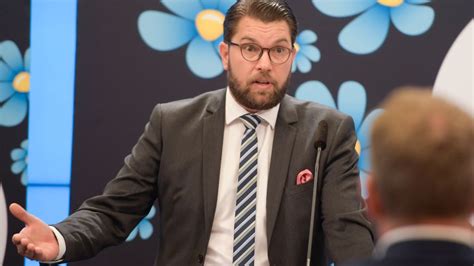 Åkesson Efter Nya Förslaget ”det Här Betyder Krig”