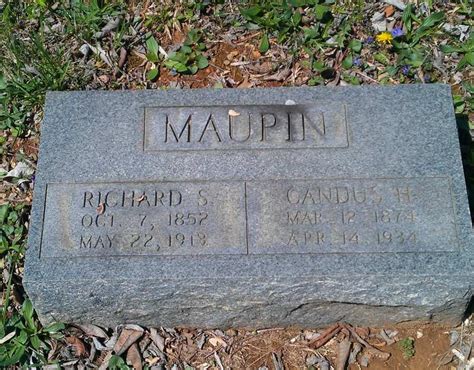 Richard S Maupin 1852 1913 Find A Grave Memorial