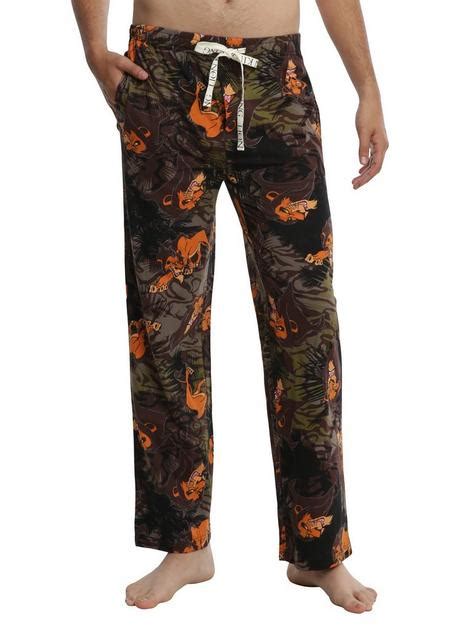 Disney The Lion King Scar Camo Print Guys Pajama Pants Hot Topic