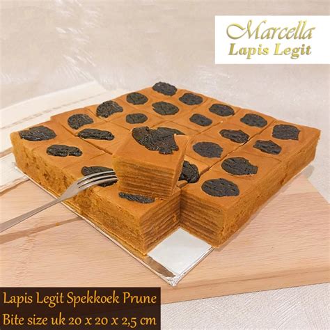 Jual Kue Lapis Marcella Lapis Legit Spekkoek Premium Prune Size X X