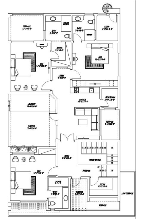 1 Kanal House At Dha Phase 7 Lahore By Core Consultant 450 Sqm House 3d And Floor Plans Free