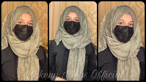 Hijab Style With Niqab 2022 Full Coverage Side Layers Hijab