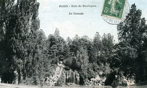 Paris Bois De Boulogne La Cascade Carte Postale Ancienne Et Vue D