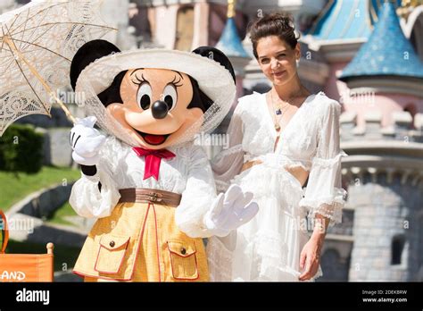 Katie Holmes Attends Jungle Book Jive Photocall During The Lion King