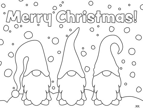 gnome coloring pages 3