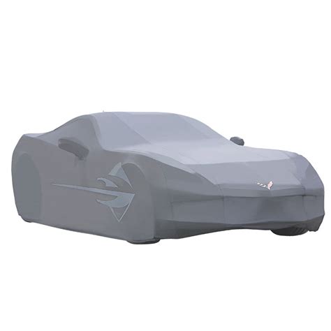 Corvette Stingray Car Cover Outdoor Stingray Logo Gray