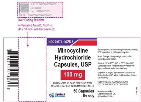 Minocycline Fda Prescribing Information Side Effects And Uses