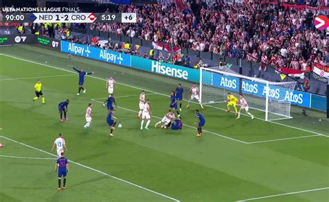 Video Holland Score Th Minute Equaliser Vs Croatia In Nations League