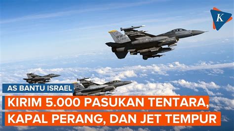 Bantu Israel AS Kerahkan Kapal Induk Gerald R Ford Jet Tempur F 16