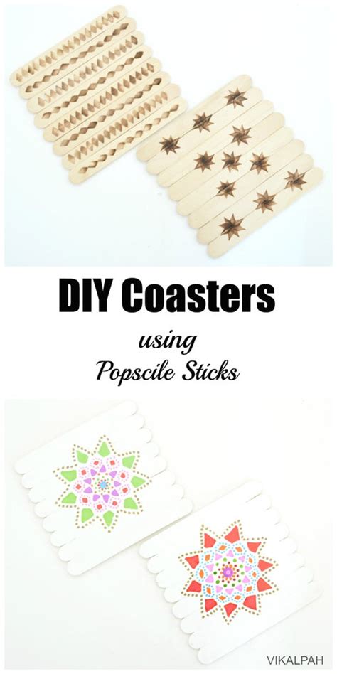 DIY Popsicle Stick Coasters : 6 Steps (with Pictures) - Instructables