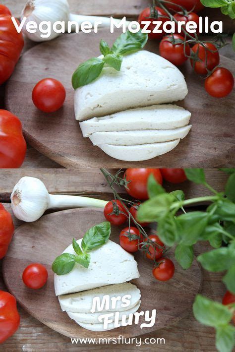 Veganer Mozzarella Mrs Flury Gesunde Rezepte Rezept Veganer