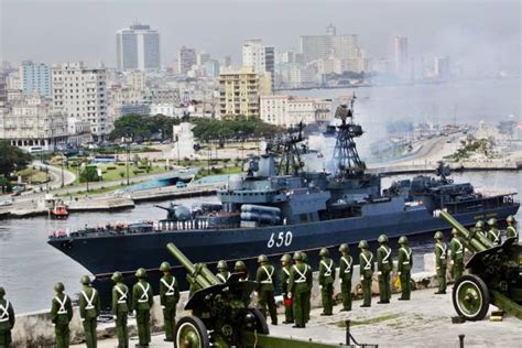 Russian Destroyer Admiral Chabanenko Visits Cuba Photos And Images