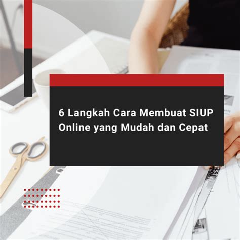 Cara Membuat Siup Online Dengan Langkah Mudah