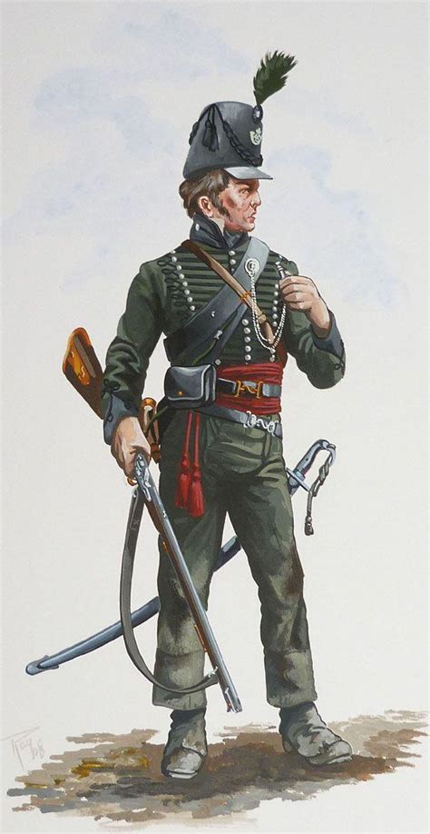 Uniform Of The Th Rifles From The Napoleonic Wars They Were