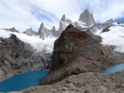 The Fitz Roy Mountains From The Laguna De Los Tres Hike In El Chalten