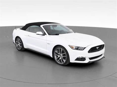 2016 Ford Mustang Gt Premium Convertible 2d Convertible White For Sale In Galveston Tx