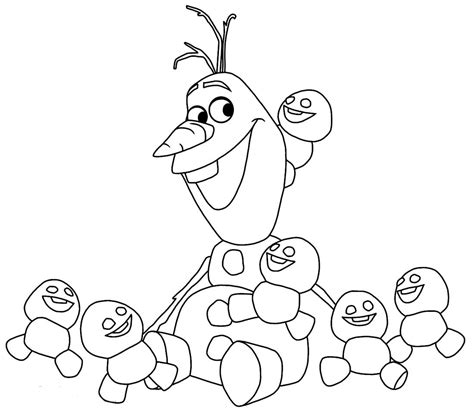 Desenhos Do Olaf Para Colorir Pop Lembrancinhas