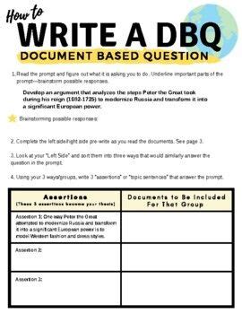 How To Write A Dbq In Ap World History Ap Us History Or Ap European