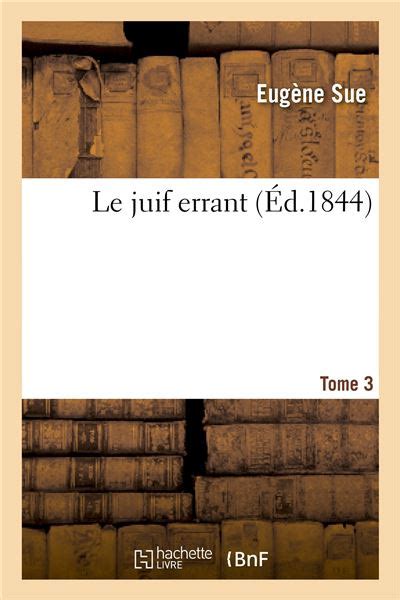 Le Juif Errant Tome Broch Eug Ne Sue Achat Livre Fnac