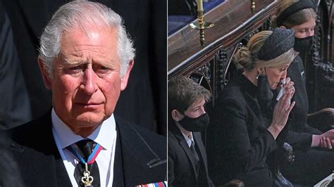 Royals Show Heartbreaking Emotion At Prince Philip S Funeral Sophie