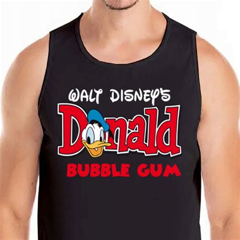 Tank Top Koszulka Kaczor Donald Xxl Czarna Inna Marka Moda