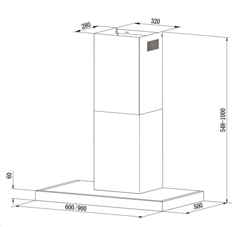 60cm Ar 60 111 Wall Extractor Falco Domestic Appliances