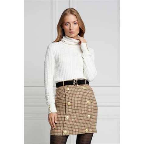 Holland Cooper Knightsbridge Skirt In Charlton Tweed