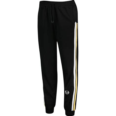 Ghibli SERGIO TACCHINI Retro Track Pants Black Lemon Drop