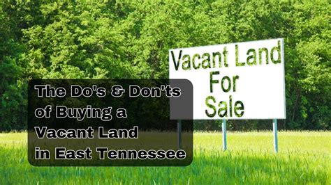 The Do S And Don Ts Of Buying A Vacant Land Ryan Coleman Hometown