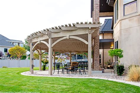 Add Curve Appeal To Multipurpose Outdoor Living Shelter Western