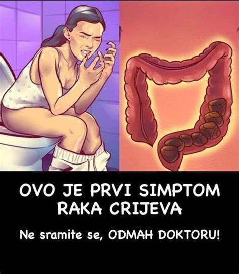 ODMAH DOKTORU OVO JE PRVI SIMPTOM RAKA CRIJEVA Nikako Ne Zanemarujte