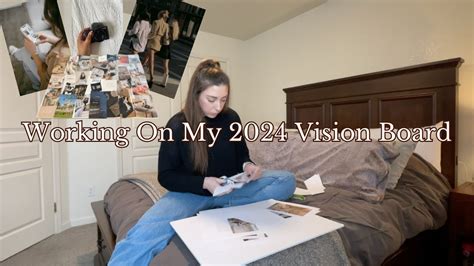 Creating A 2024 Vision Board January Reset Vlog Using Elevae