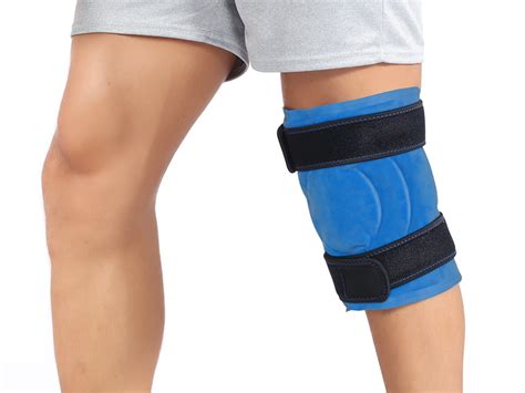 Atsuwell Ice Pack For Knee Reusable Gel Ice Wraps For Knee Flexible