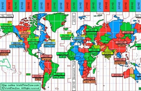 Husos Horarios Mapa Mapa De Zonas Horarias De Estados Unidos Mapa