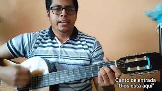 Dios Está Aquí que hermoso es Canto en Guitarra acordes faciles