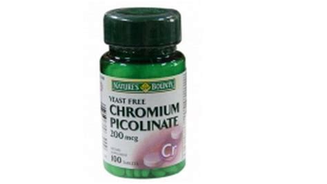 Nature S Bounty Chromium Picolinate Suplemen Chromium Yang Mudah