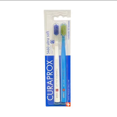 Escova Dental Curaprox 5460 Kit 2 Un Ultra Macia Duo Shopee Brasil