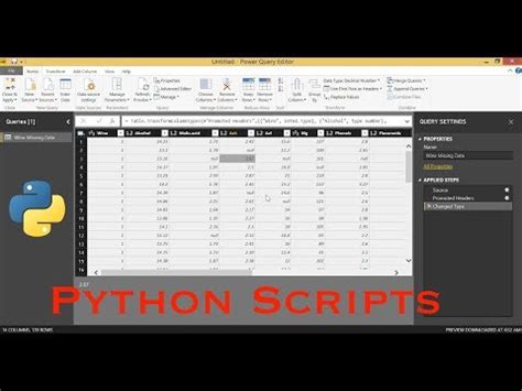 Running Python Scripts In Power Bi Youtube