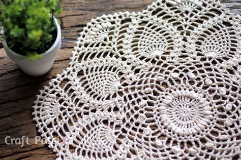 Pineapple Doily Free Crochet Pattern Craft Passion