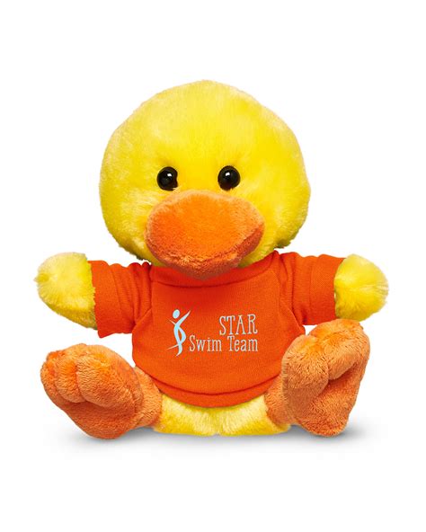 Prime Line 7" Plush Duck With T-Shirt | alphabroder