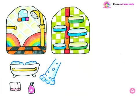 Paper Diy Jax School Bag Printables 종이 놀이 Jax Babycare Pinkpingdolls