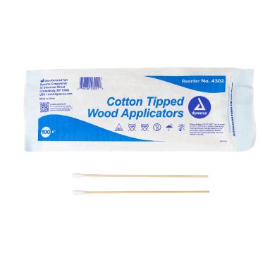 Cotton Tipped Wood Applicators Non Sterile Dynarex Corporation